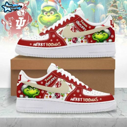 The Grinch Indiana Hoosiers Premium AF1 Sneakers