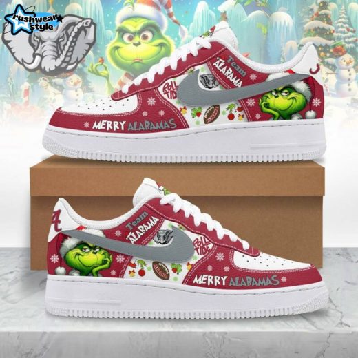 The Grinch Premium AF1 Christmas Shoes