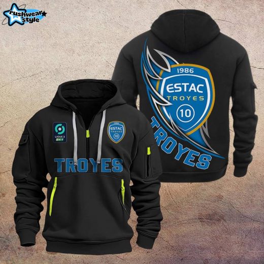 Troyes DMHT1222 Zip Hoodie – ESTAC Troyes Fan Hoodie