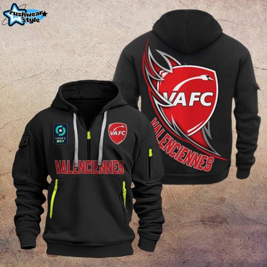 Valenciennes DMHT1224 Zip Hoodie – Valenciennes FC Fan Hoodie