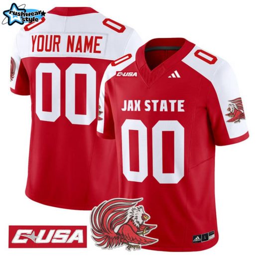 Jacksonville State Gamecocks 2024 Custom Vapor Limited Jersey All Stitched