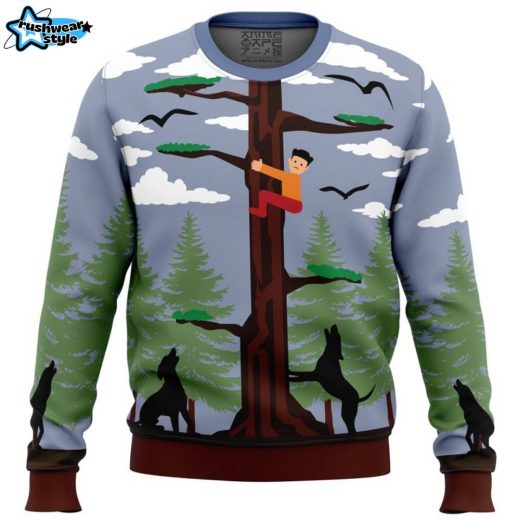 Jake Park Happy Ending Dead by Daylight Ugly Christmas Sweater Fun Holiday Outfit