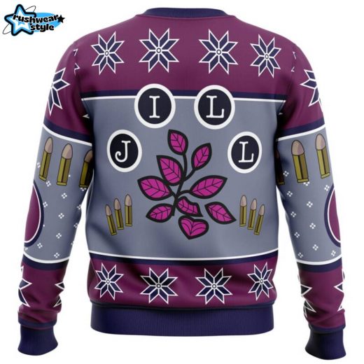 Jill Valentine Seasons Blazing Dead by Daylight Ugly Christmas Sweater for Gamers