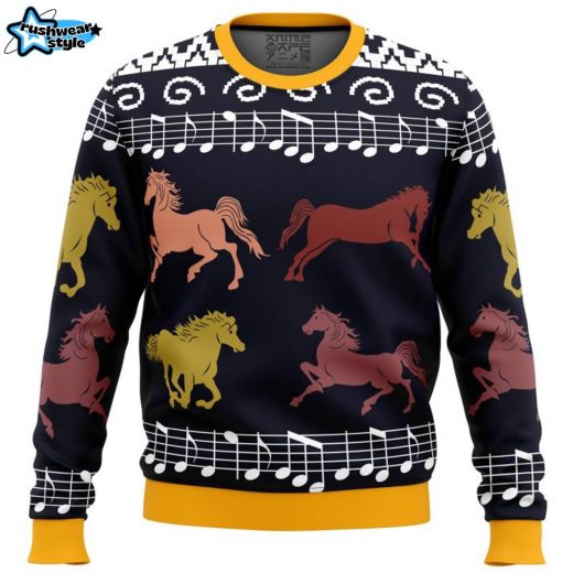 Kate Denson Mustang Sally Dead by Daylight Ugly Christmas Sweater Retro Style