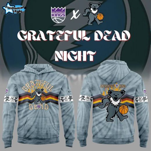 Limited Edition Nike Sacramento Kings Grateful Dead Night Hoodie