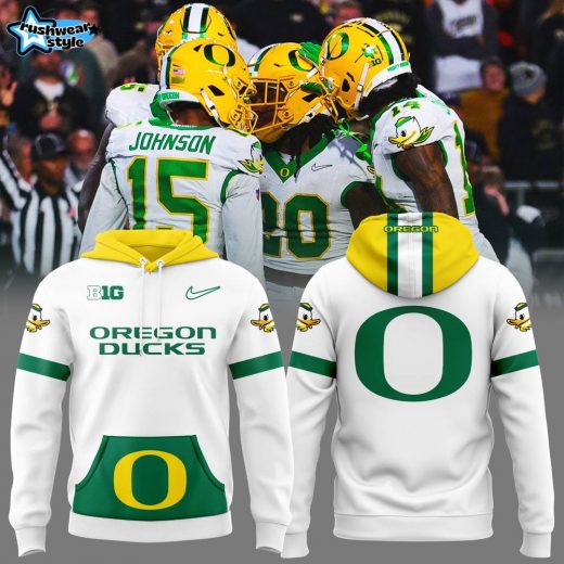 Limited Edition Oregon Ducks Mighty Oregon White Hoodie