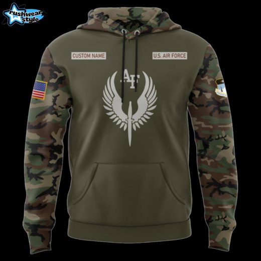 Limited Edition Salute to Service Hoodie with Custom Name Personalization