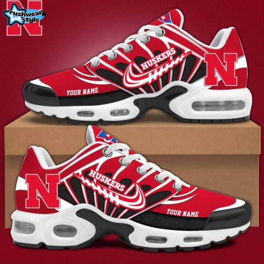 Nebraska Football Personalized Air Max Plus Sneakers V1