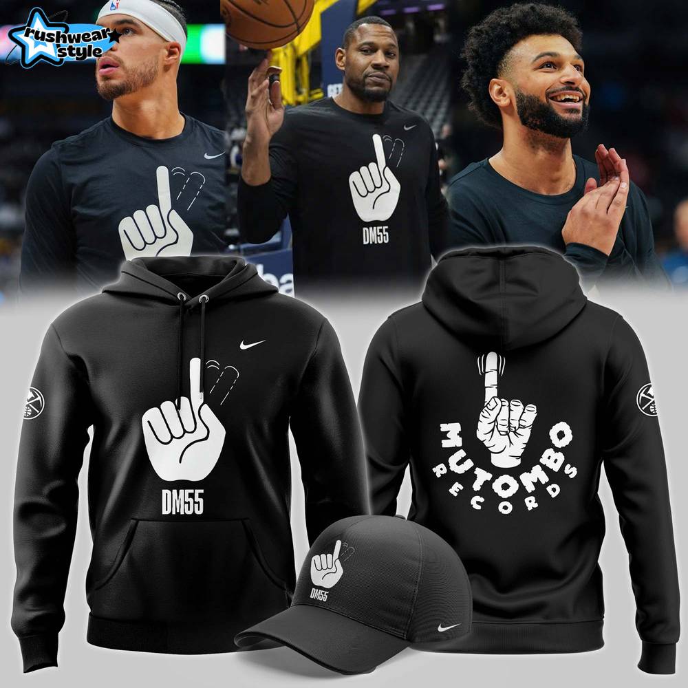 Nuggets Dikembe Mutombo Dm55 Hoodie Nuggets Dikembe Mutombo Dm55 Hoodie