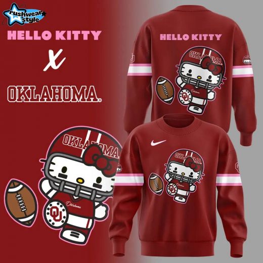 Oklahoma Football x Hello Kitty Nike Sweatshirt+NT28112412ID10DS10