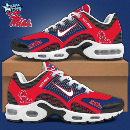 Ole Miss Football Personalized Air Max Plus Sneakers V2