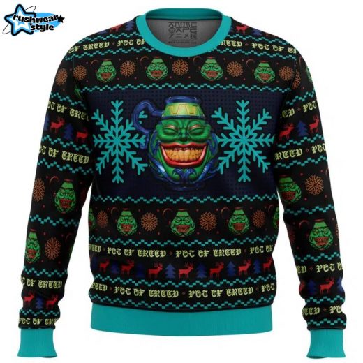 Pot Of Greed Yu Gi Oh Ugly Christmas Sweater for Anime Fans