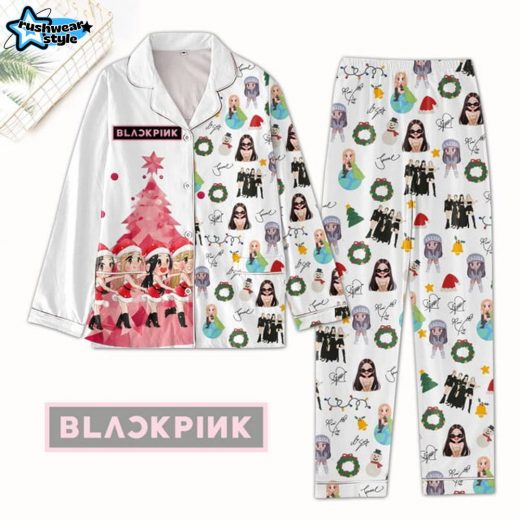 Premium BlackPink SS Button Pajamas Set DCA K Pop Inspired Loungewear