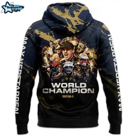 Premium Max Verstappen Hoodie World Champion Collection 2024