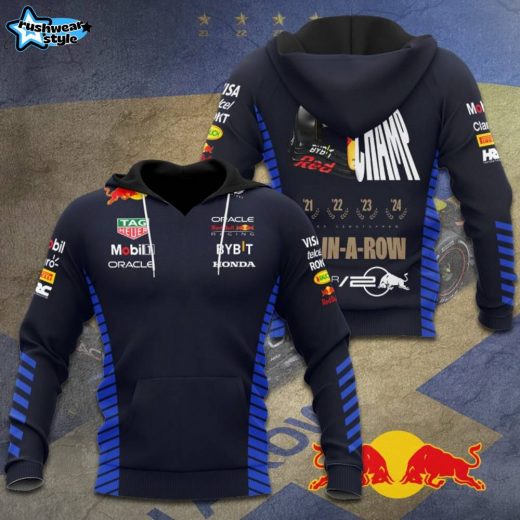 Red Bull Racing F1 Max Verstappen 3D Hoodie Racing Fan Gear