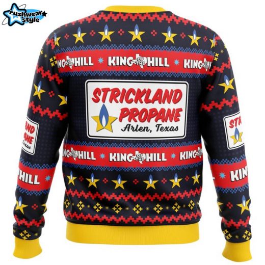 Strickland Propane Arlen Texas King of the Hill Ugly Christmas Sweater Iconic Gift Idea