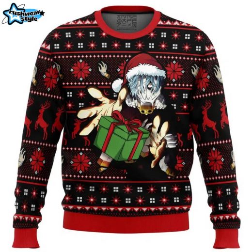 Tomura Shigaraki My Hero Academia Ugly Christmas Sweater Anime Holiday Gift