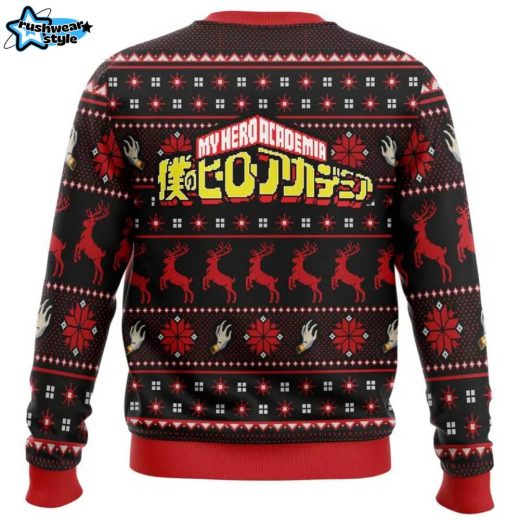 Tomura Shigaraki My Hero Academia Ugly Christmas Sweater Anime Holiday Gift