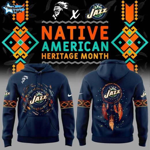 Utah Jazz Native American Heritage Month Nike Hoodie