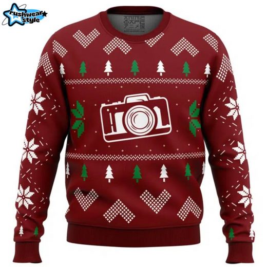 Zarina Kassir Snap Snap Killings Dead by Daylight Ugly Christmas Sweater Fun Design