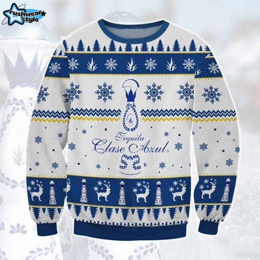 Azul Tequila Ugly Christmas Sweater – Tequila-Themed Holiday Knit