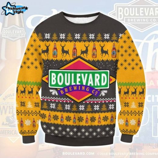 Boulevard Ugly Christmas Sweater – Beer-Themed Festive Knit