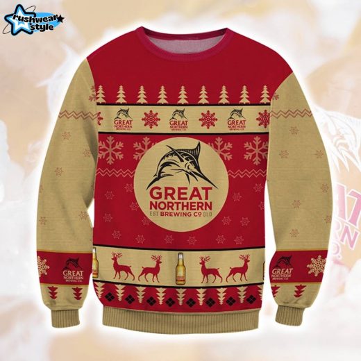 Great Northern Brewing Ugly Christmas Sweater – Beer Lovers Holiday Edition