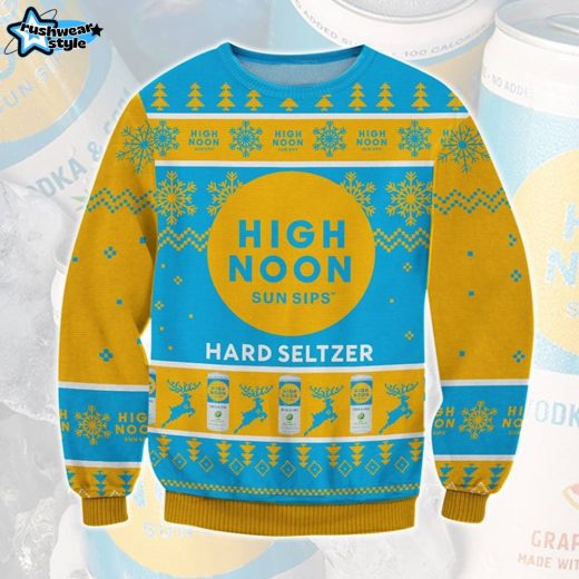 High Noon Ugly Christmas Sweater – Cocktail Lovers Holiday Edition