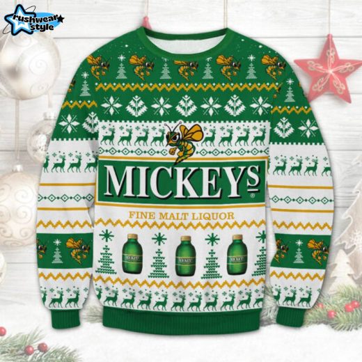 Mickey’s Fine Malt Liquor Christmas Sweater – Limited Edition Festive Knit