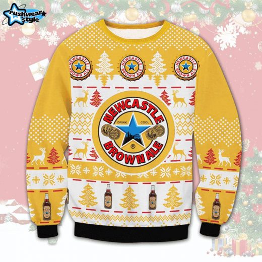 Newcastle Brown Ale Limited Edition Wool Sweater – Festive Holiday Knit