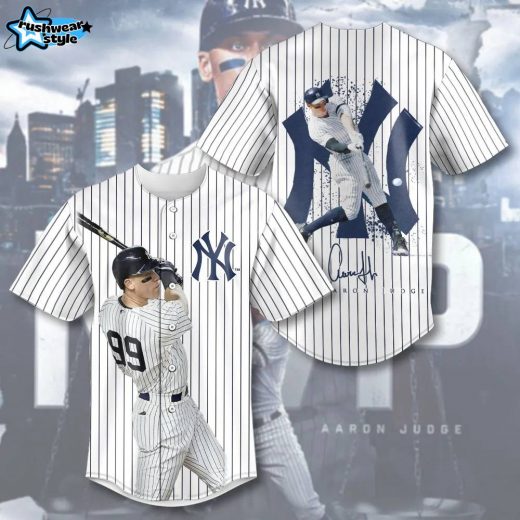 Aaron Judge x New York Yankees Signature Baseball Jersey CRBBJS-010