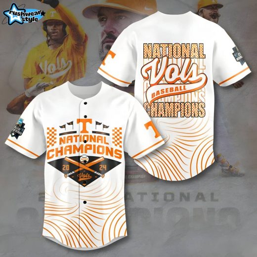 Tennessee Volunteers Baseball Jersey – Premium Fan Collection CRBBJS-002