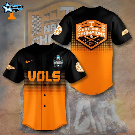 Tennessee Volunteers Throwback Baseball Jersey – Limited Edition CRBBJS-001