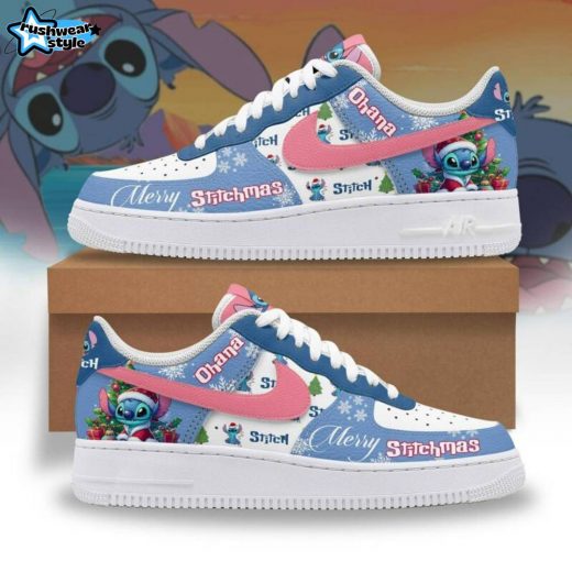 Stitch Character Art AF1 Shoes