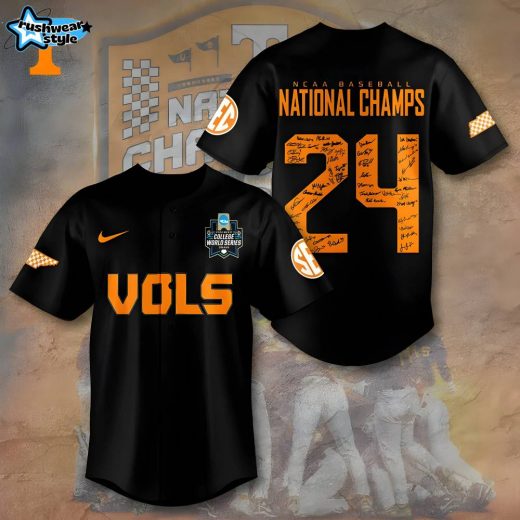 Tennessee Volunteers Fan Favorite Baseball Jersey Iconic CRBBJS-003