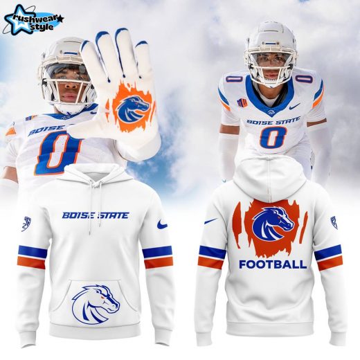 Boise State Broncos 2024 Football Team Limited Edition White Hoodie – Team Support Gear