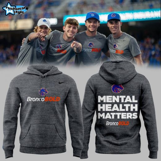 Boise State Broncos Mental Health Matters Hoodie 2024 – Mental Health Awareness Collection