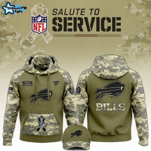 Buffalo Bills 2024 Salute to Service Limited Edition Hoodie – NFL Tribute Apparel