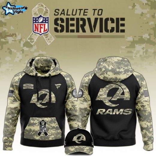 Los Angeles Rams 2024 Salute to Service Limited Edition Hoodie – Military Appreciation Gear