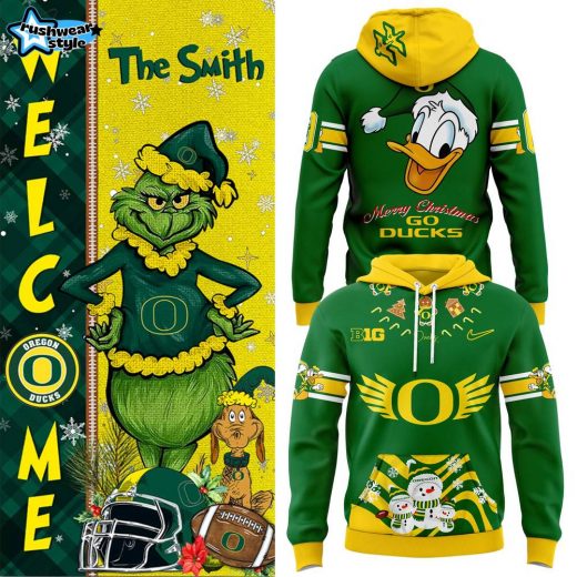 Oregon Ducks 2024 Merry Christmas Limited Edition Hoodie – Holiday Fan Collection