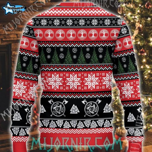 Christmas All Days Viking Ugly Christmas Sweater – Norse Holiday Spirit