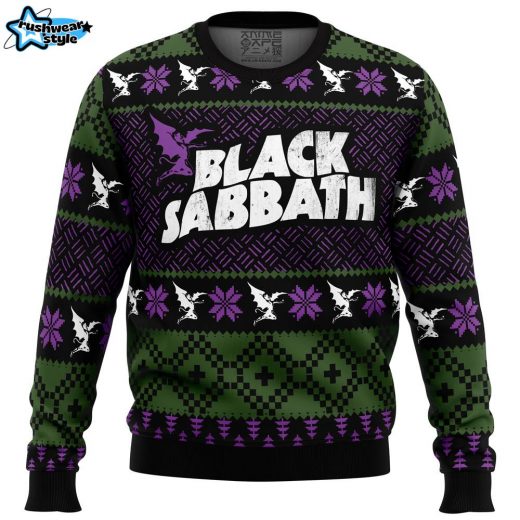 Black Sabbath Ugly Christmas Sweater – Heavy Metal Holiday Sweater