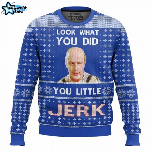 Home Alone “You Little Jerk” Ugly Christmas Sweater – Classic Movie Holiday Jumper