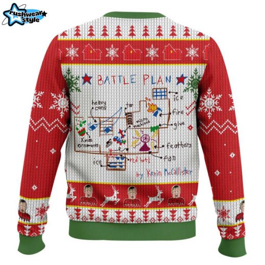 Kevin McCallister Ugly Christmas Sweater – Home Alone Movie Holiday Jumper