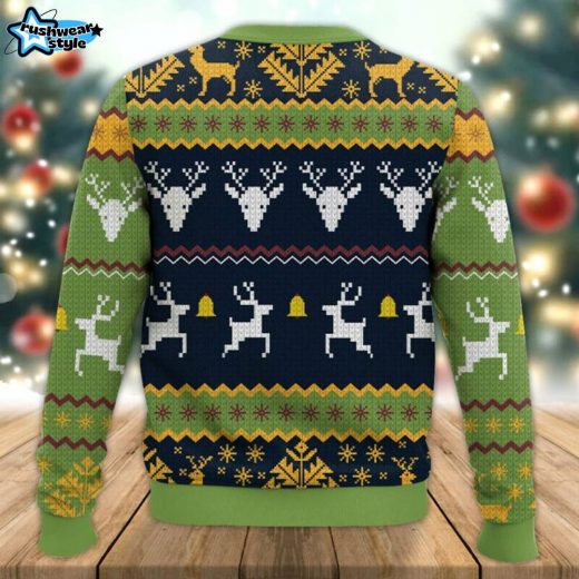 Legend of Zelda Coffee Ugly Christmas Sweater – Gamer & Fantasy Theme Sweater