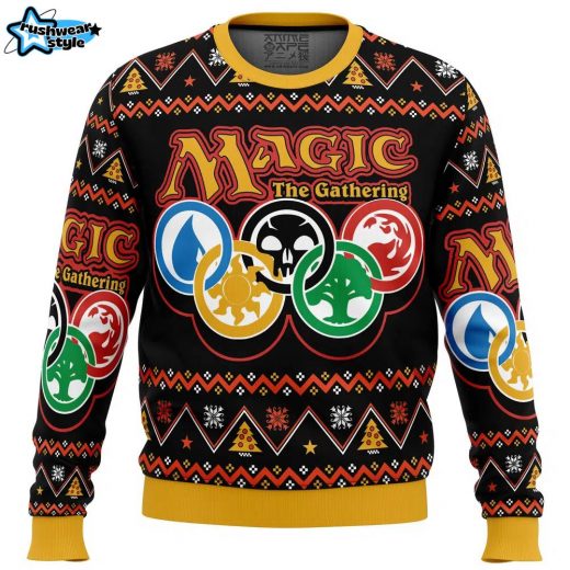 Magic The Gathering Ugly Christmas Sweater – Magic Arena Fan’s Holiday Sweater