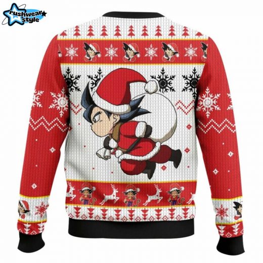 Son Goku Dragon Ball Z Ugly Christmas Sweater – Anime Fan Holiday Jumper