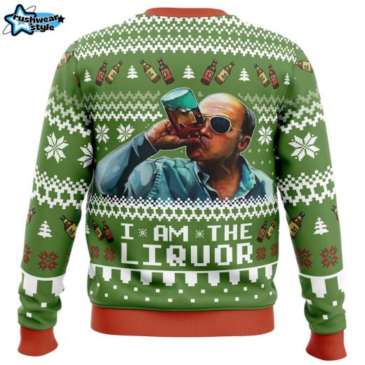 Trailer Park Boys “I Am The Liquor” Ugly Christmas Sweater – TV Show Holiday Jumper