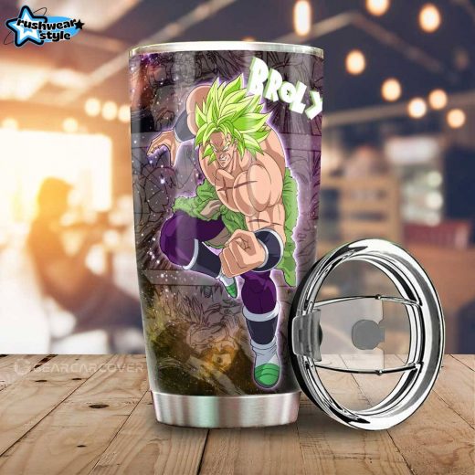 Broly Anime Tumbler – Dragon Ball Galaxy Style Stainless Steel Cup