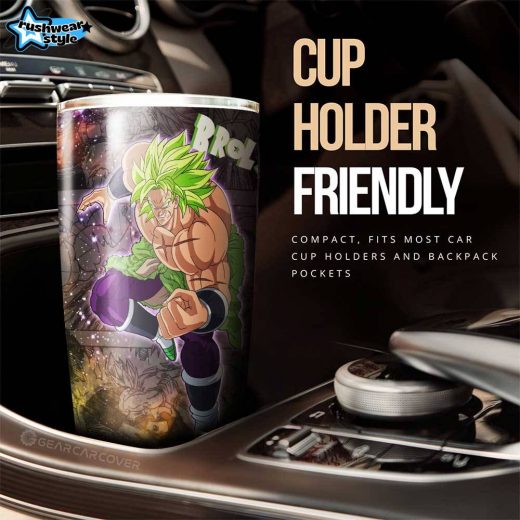 Broly Anime Tumbler – Dragon Ball Galaxy Style Stainless Steel Cup